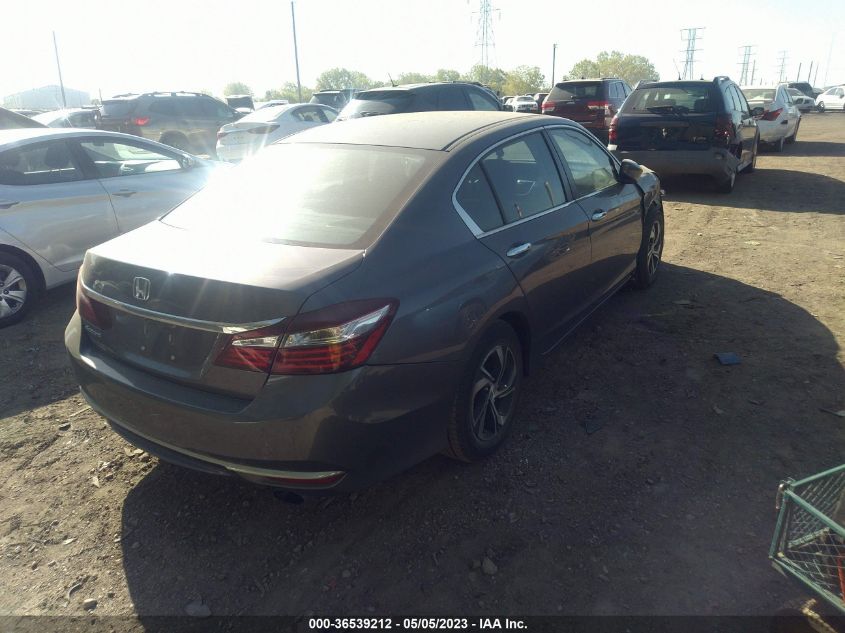 2017 HONDA ACCORD SEDAN LX - 1HGCR2F38HA291824