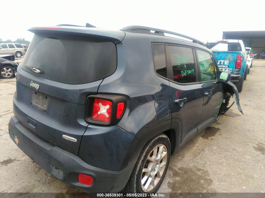 VIN ZACNJABB9KPK75545 2019 JEEP RENEGADE LATITUDE