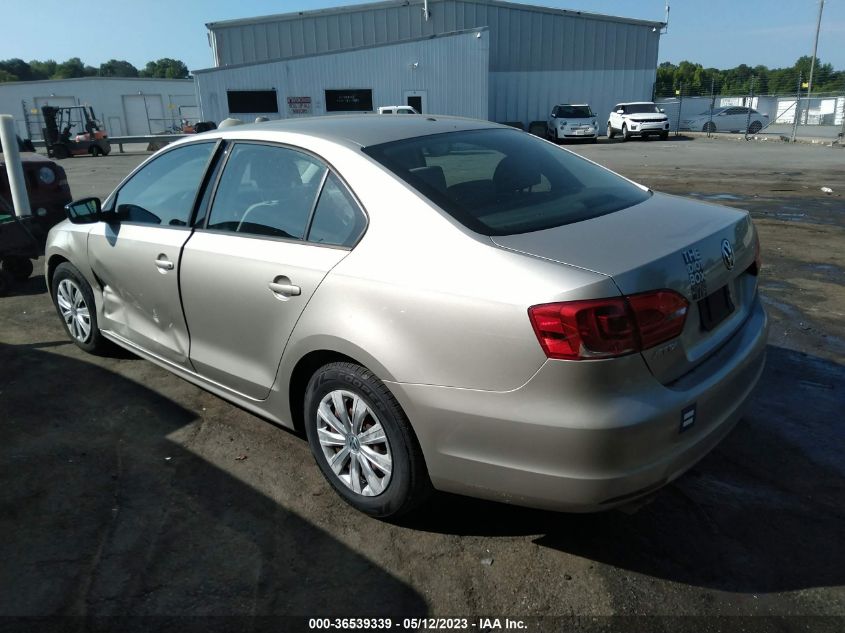 2013 VOLKSWAGEN JETTA SEDAN S - 3VW1K7AJ5DM316928