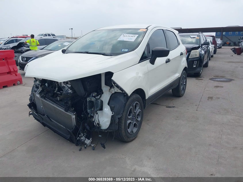 VIN MAJ3S2FE9LC383662 2020 FORD ECOSPORT S