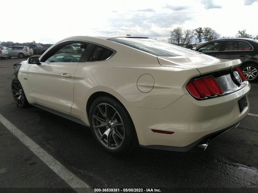 2015 FORD MUSTANG GT 50 YEARS LIMITED - 1FA6P8RF9F5500624