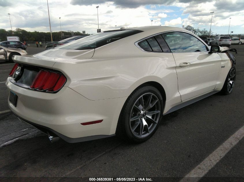2015 FORD MUSTANG GT 50 YEARS LIMITED - 1FA6P8RF9F5500624