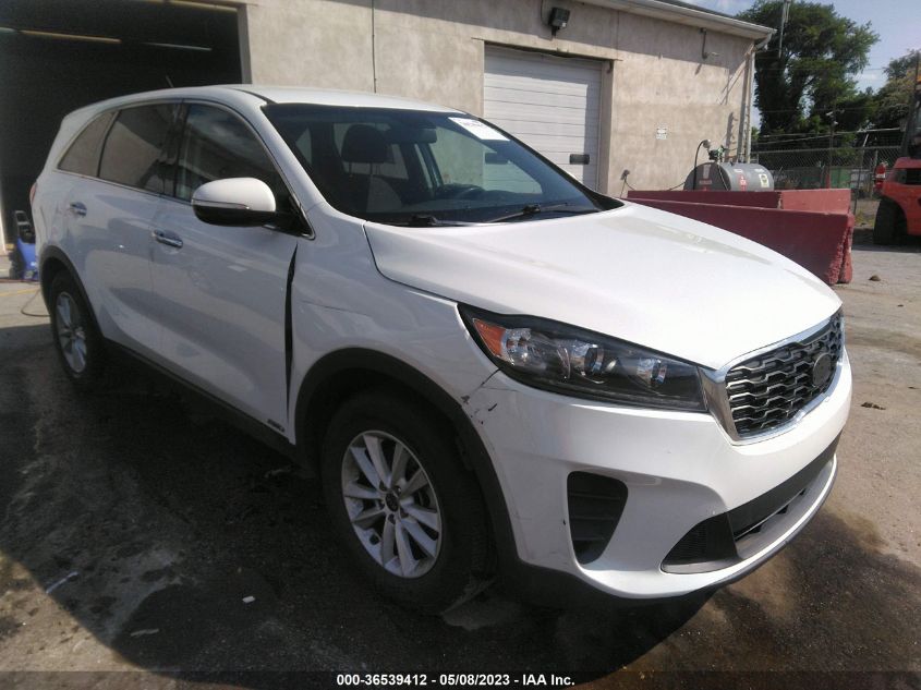 2019 KIA SORENTO LX V6 - 5XYPGDA56KG482482