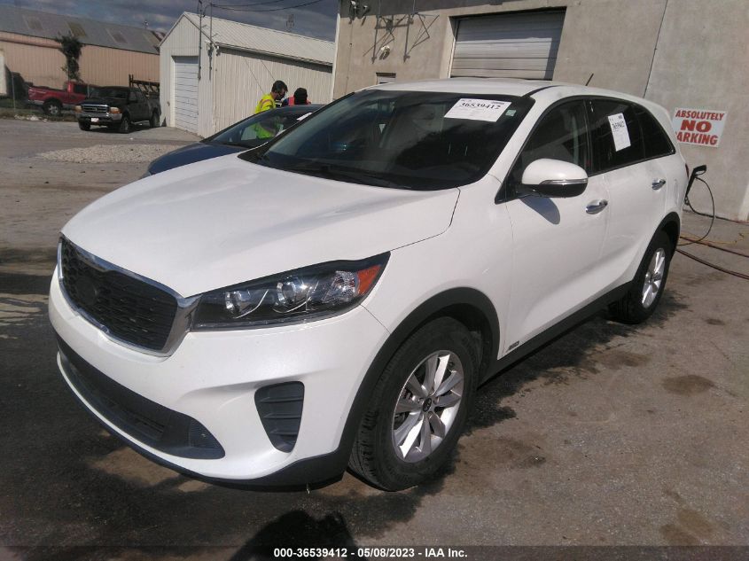 2019 KIA SORENTO LX V6 - 5XYPGDA56KG482482