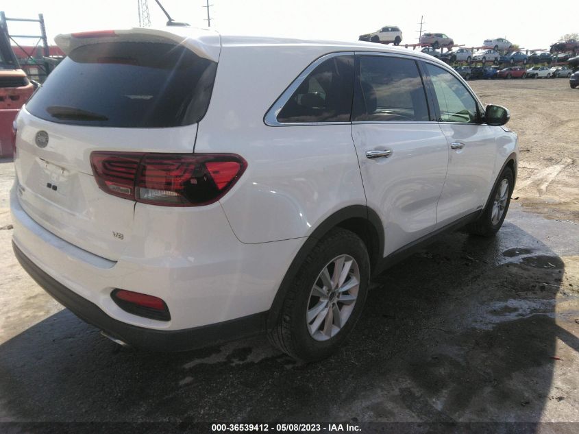 2019 KIA SORENTO LX V6 - 5XYPGDA56KG482482