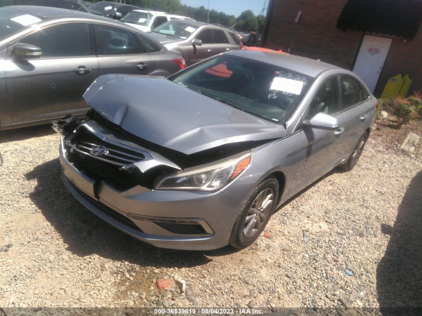 2015 HYUNDAI SONATA 2.4L SE - 5NPE24AF5FH238030