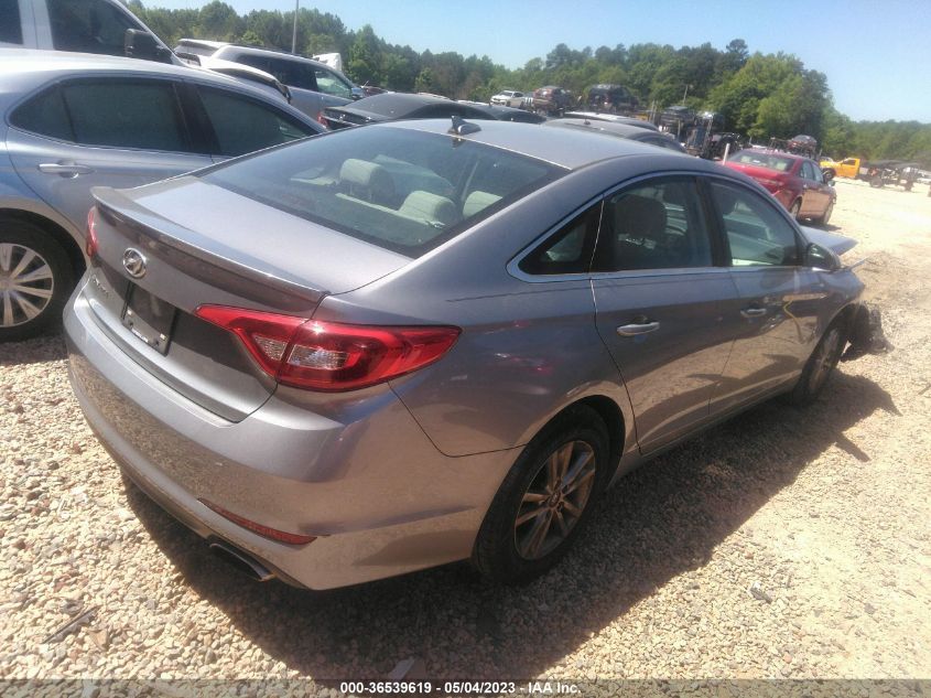 2015 HYUNDAI SONATA 2.4L SE - 5NPE24AF5FH238030