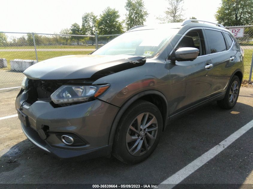 2016 NISSAN ROGUE SL - KNMAT2MV8GP716921