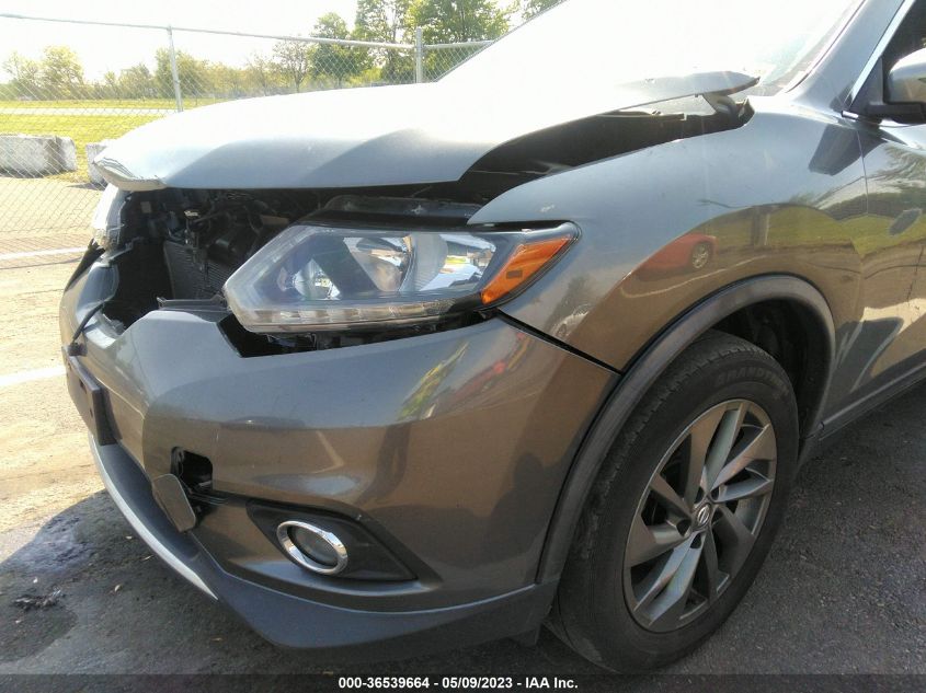 2016 NISSAN ROGUE SL - KNMAT2MV8GP716921