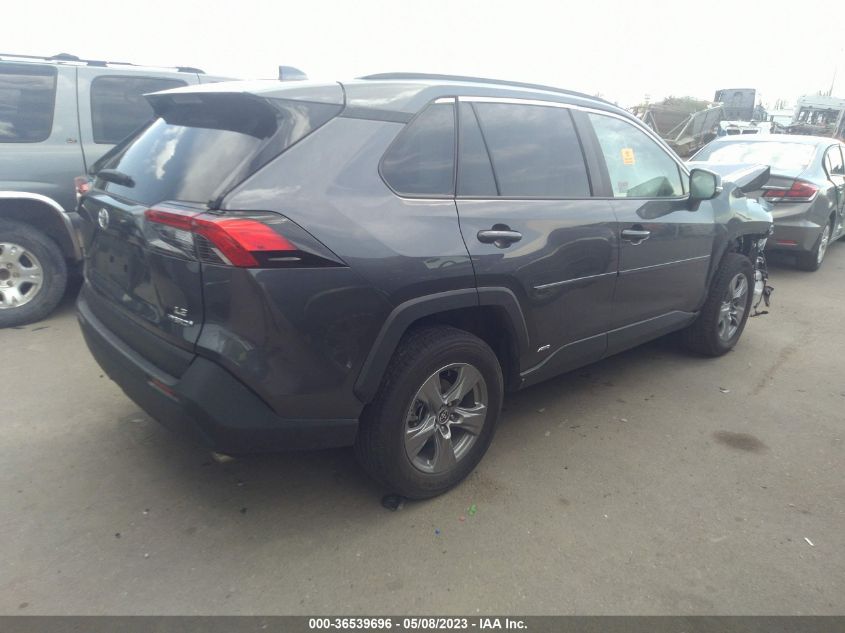 2022 TOYOTA RAV4 HYBRID LE - 4T3MWRFVXNU073323