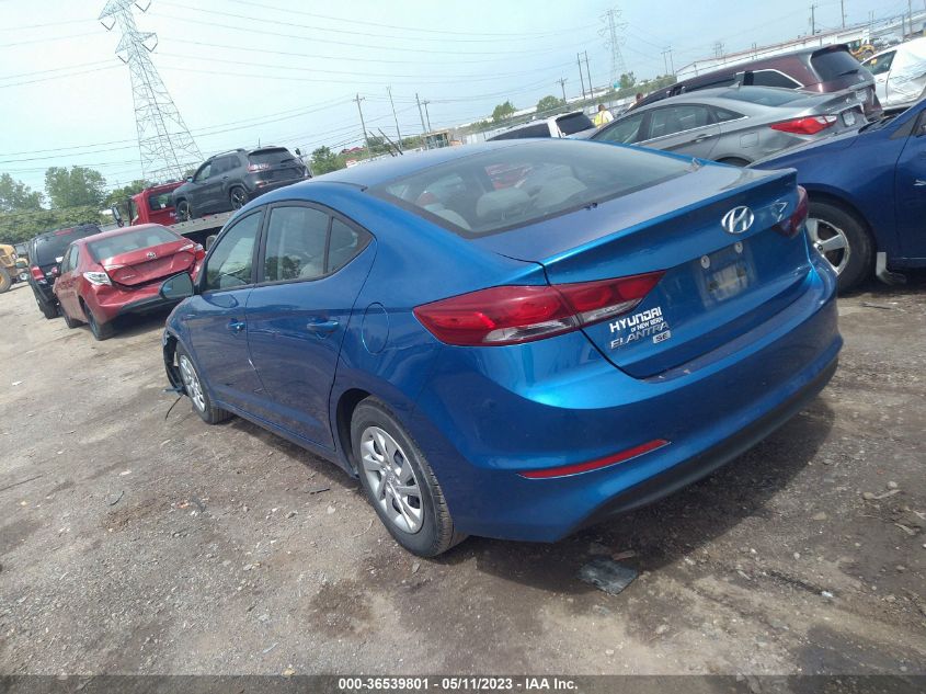 2018 HYUNDAI ELANTRA SE - 5NPD74LF1JH322705