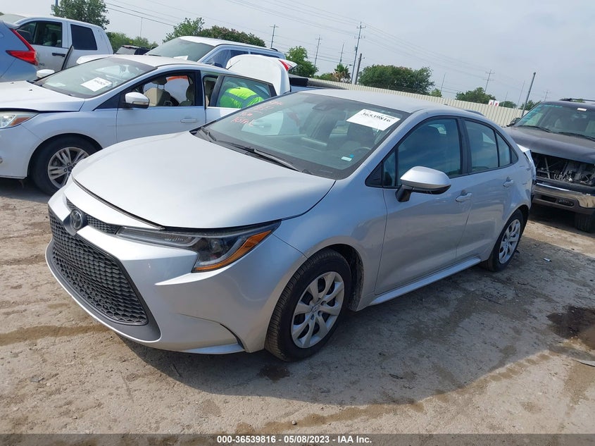 VIN 5YFEPMAE2NP285560 2022 TOYOTA COROLLA LE