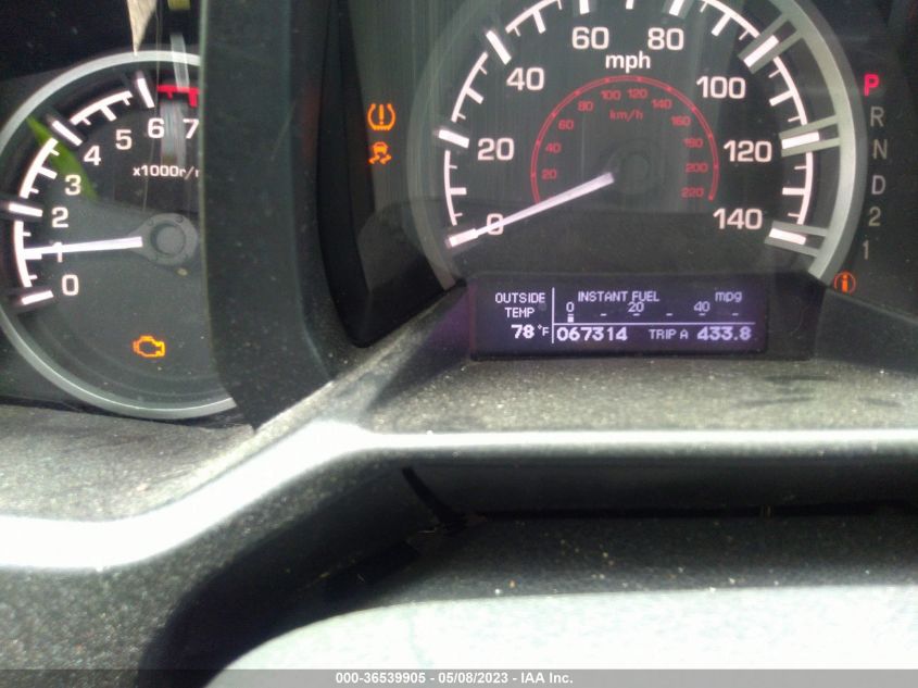 2013 HONDA RIDGELINE RTL - 5FPYK1F56DB007300