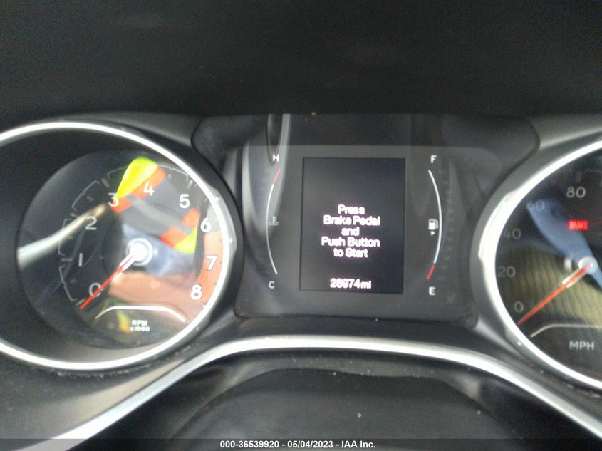 VIN 3C4NJCBB4MT596936 2021 JEEP COMPASS ALTITUDE