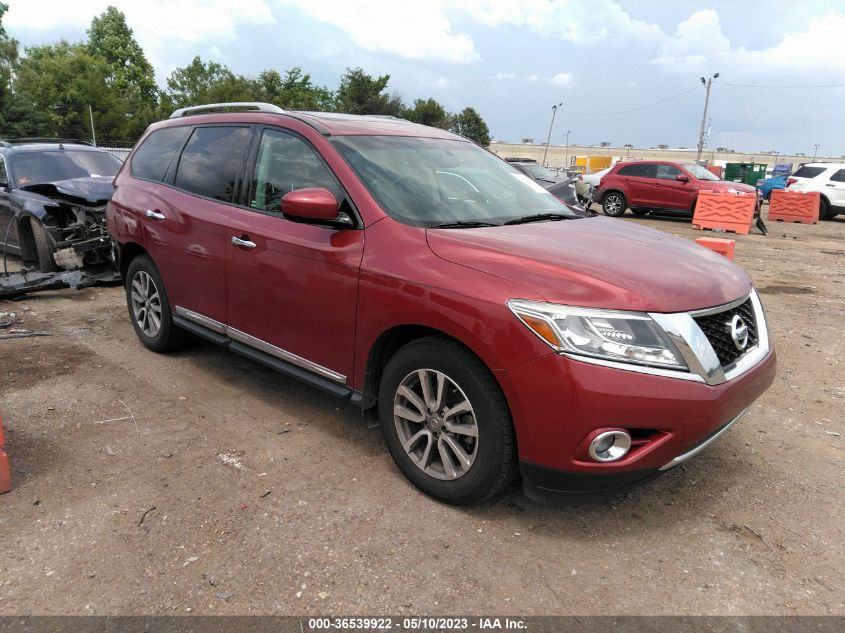 2015 NISSAN PATHFINDER SL - 5N1AR2MN1FC661356
