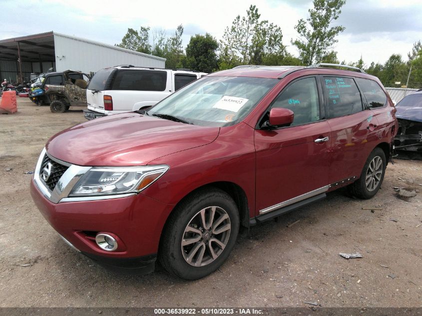 2015 NISSAN PATHFINDER SL - 5N1AR2MN1FC661356
