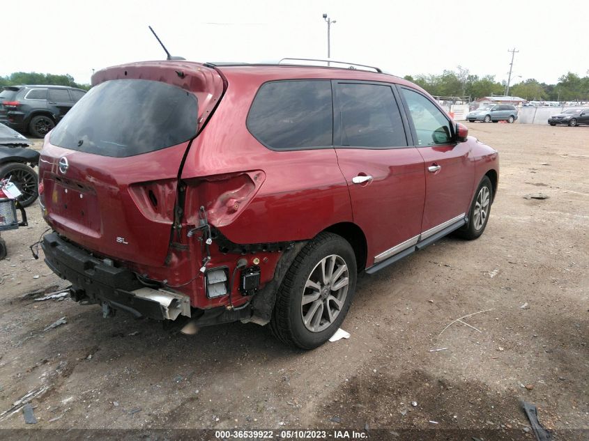 2015 NISSAN PATHFINDER SL - 5N1AR2MN1FC661356