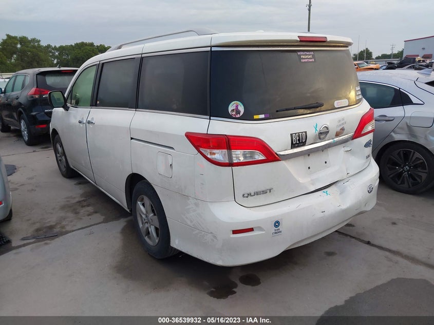 VIN JN8AE2KP4H9166822 2017 NISSAN QUEST SV