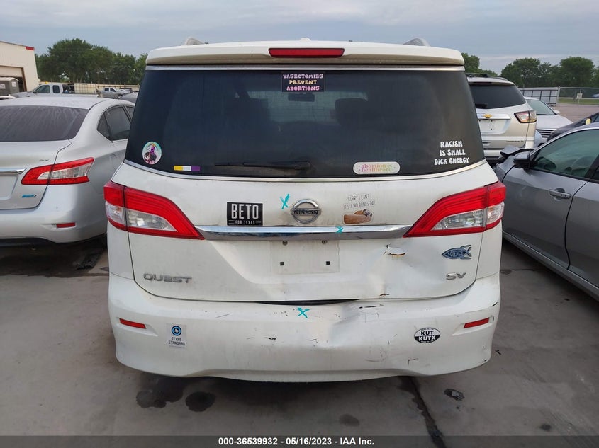 VIN JN8AE2KP4H9166822 2017 NISSAN QUEST SV