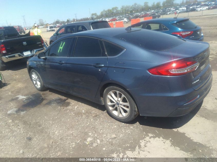 2019 FORD FUSION SE - 3FA6P0HD5KR122066