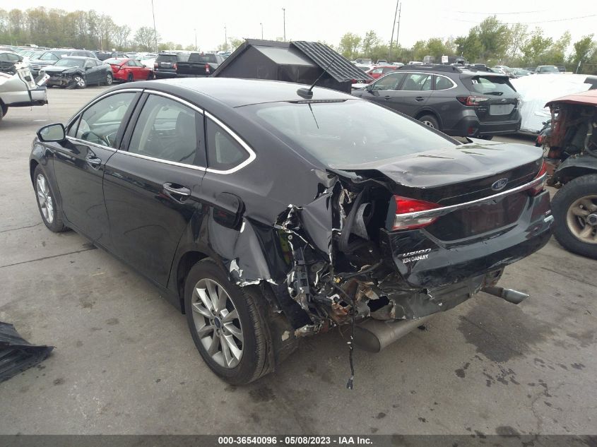 2017 FORD FUSION SE - 3FA6P0HD8HR404095