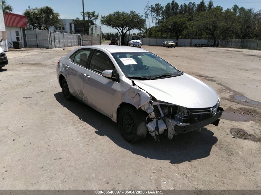 2016 TOYOTA COROLLA LE - 2T1BURHE6GC523525