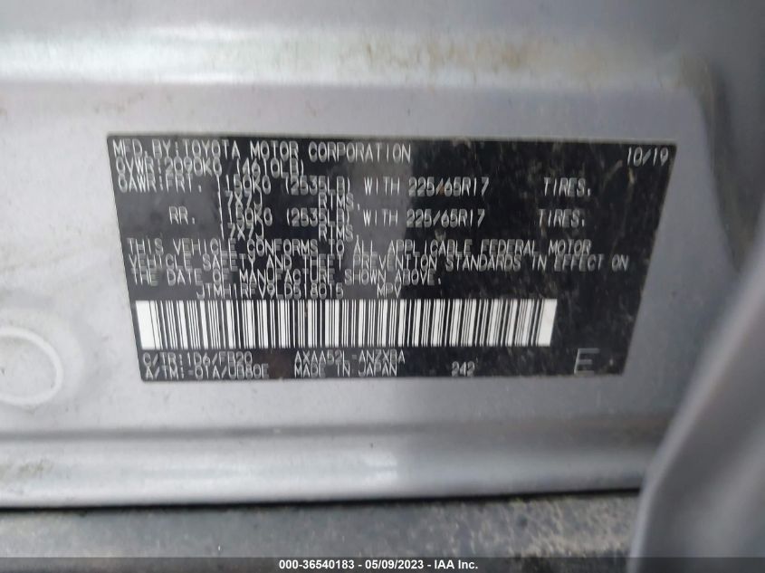 2020 TOYOTA RAV4 LE - JTMH1RFV9LD518015