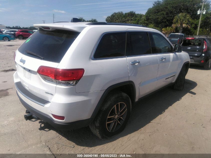 2017 JEEP GRAND CHEROKEE LIMITED - 1C4RJEBG3HC702609