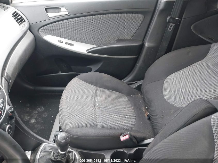 2013 HYUNDAI ACCENT GS - KMHCT5AE4DU059350