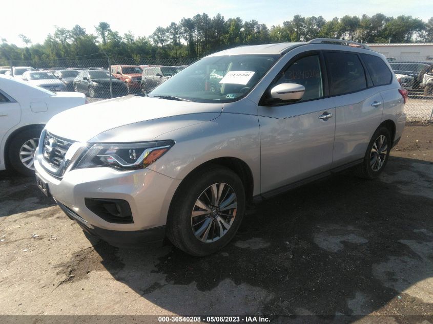 2019 NISSAN PATHFINDER SV - 5N1DR2MN9KC598014