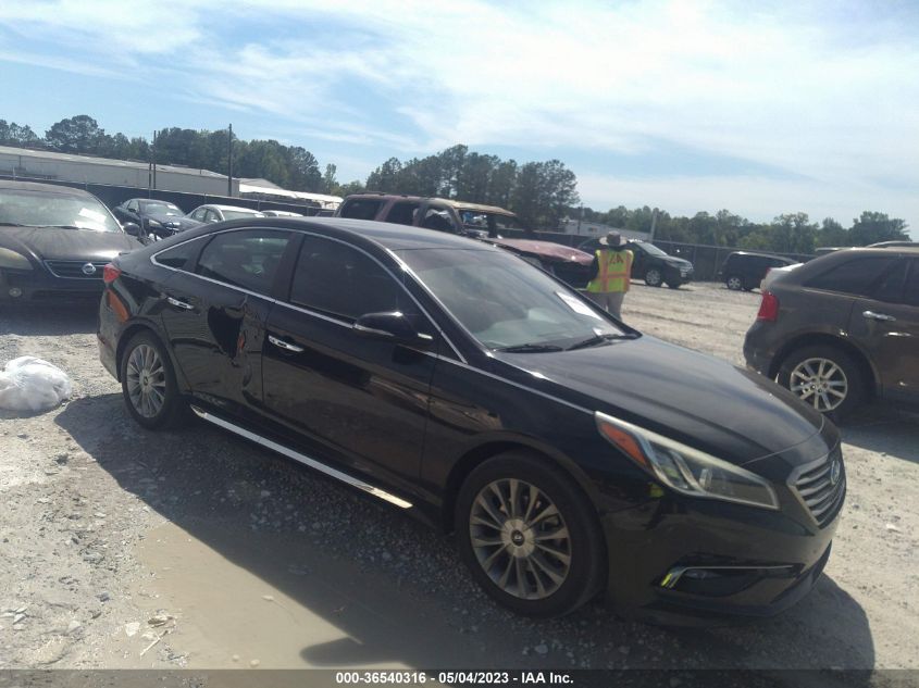 2015 HYUNDAI SONATA 2.4L LIMITED - 5NPE34AF9FH016068