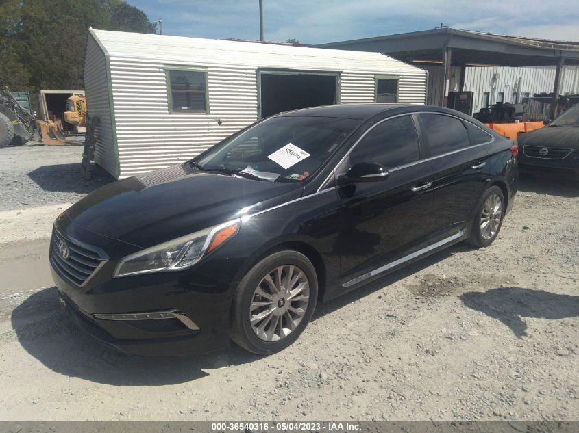 2015 HYUNDAI SONATA 2.4L LIMITED - 5NPE34AF9FH016068