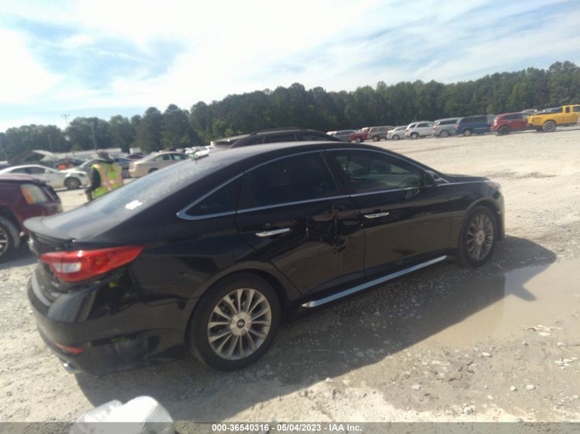 2015 HYUNDAI SONATA 2.4L LIMITED - 5NPE34AF9FH016068