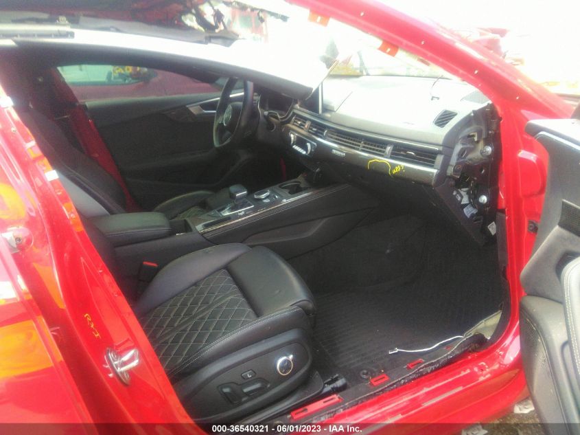 2019 AUDI S5 SPORTBACK PRESTIGE - WAUC4CF59KA063307