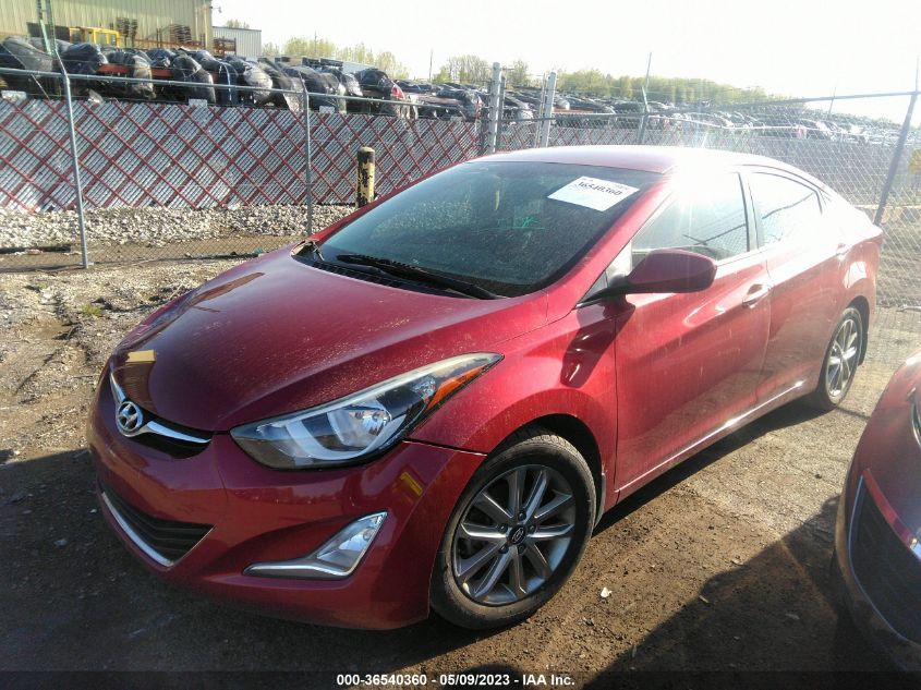 2016 HYUNDAI ELANTRA SE - 5NPDH4AE2GH656015