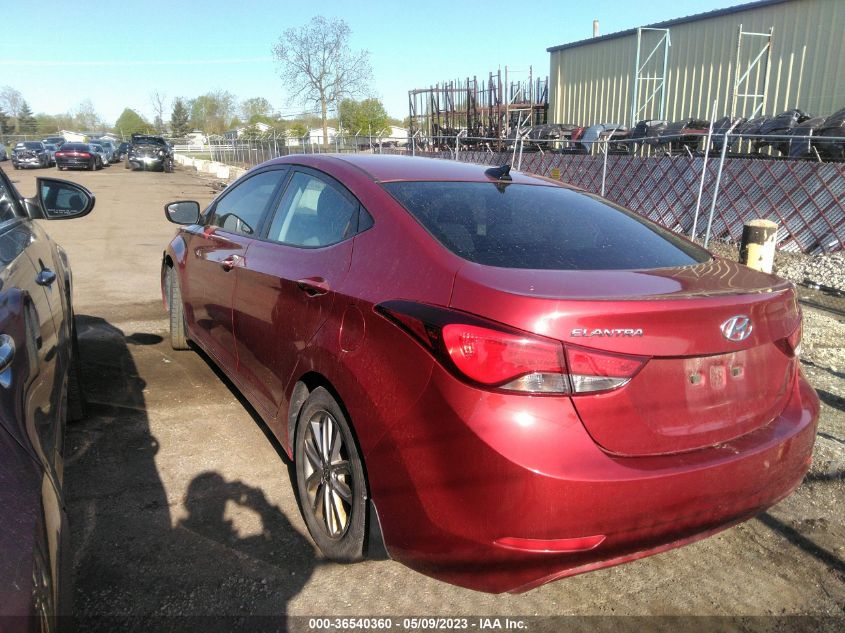2016 HYUNDAI ELANTRA SE - 5NPDH4AE2GH656015