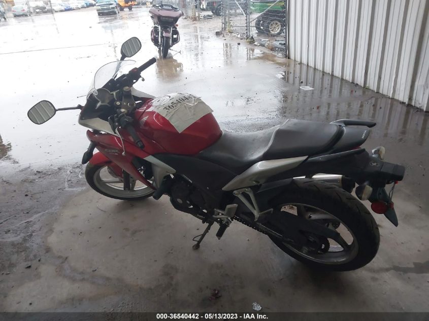 2011 HONDA CBR250 R MLHMC4114B5002022