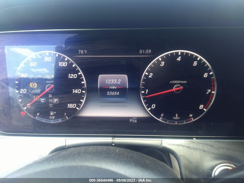 Auction sale of the 2019 MERCEDES BENZ E CLASS , vin: WDDZF6JB7KA592363, lot number: 36540496