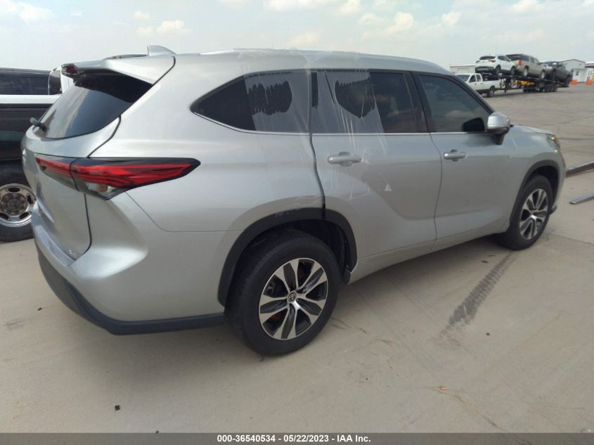 2021 TOYOTA HIGHLANDER XLE - 5TDHZRAH4MS534476