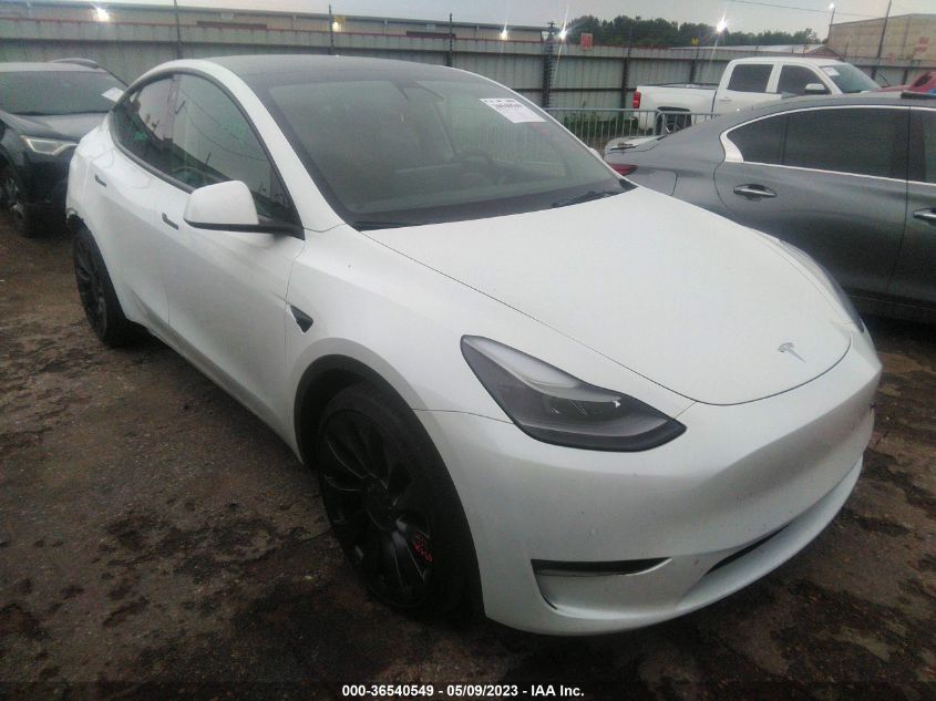 2022 TESLA MODEL Y PERFORMANCE - 7SAYGDEF1NF401040