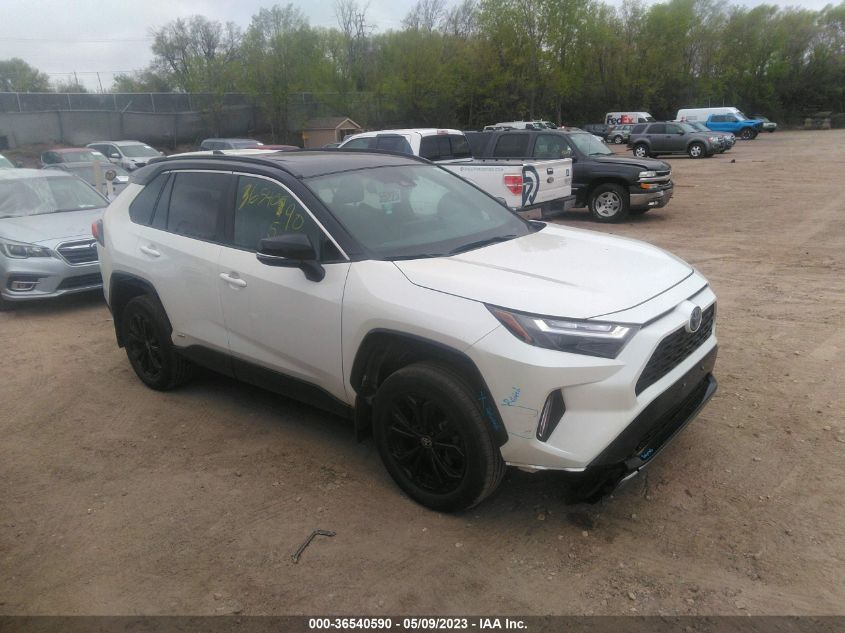 2022 TOYOTA RAV4 HYBRID XSE - 2T3E6RFV4NW031105