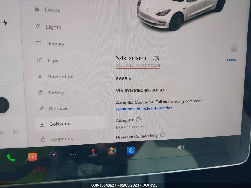 2022 TESLA MODEL 3 PERFORMANCE - 5YJ3E1EC4NF300978