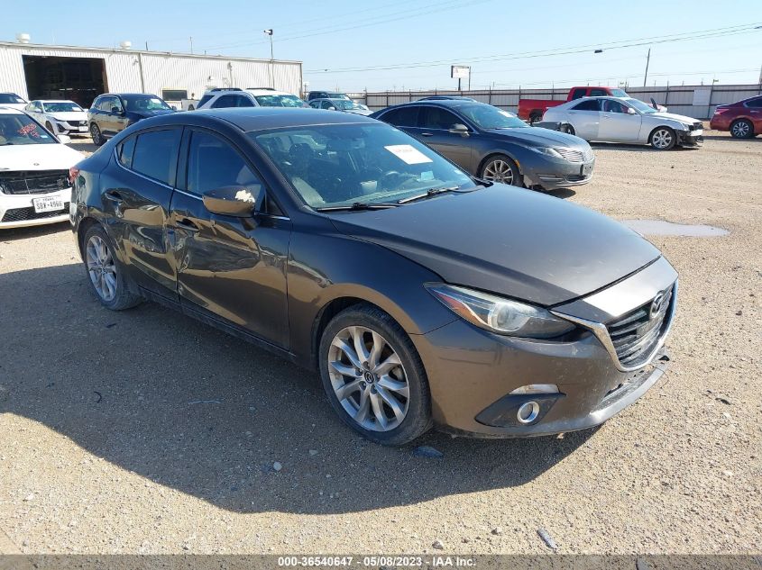 VIN JM1BM1W34E1150554 2014 MAZDA MAZDA3 no.1