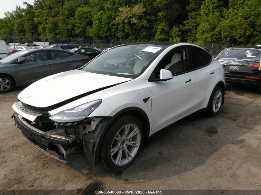 2021 TESLA MODEL Y LONG RANGE - 5YJYGDEE9MF187742