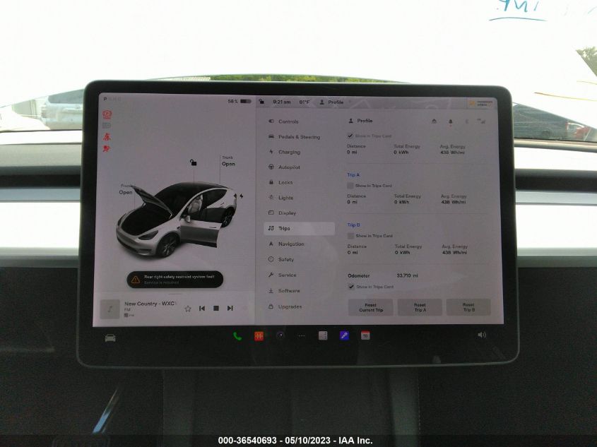 2021 TESLA MODEL Y LONG RANGE - 5YJYGDEE9MF187742