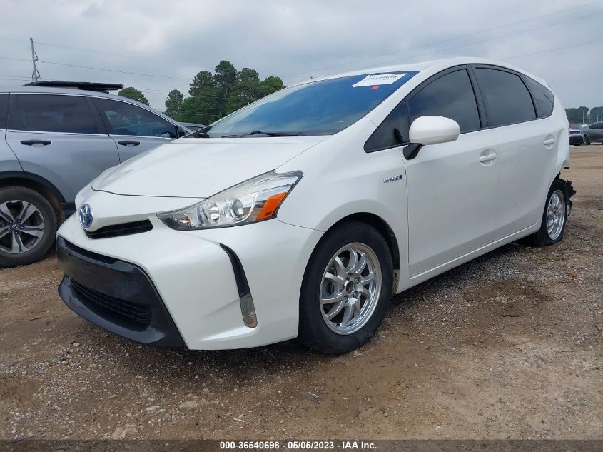 2015 TOYOTA PRIUS V TWO/FIVE/THREE/FOUR - JTDZN3EU1FJ029984