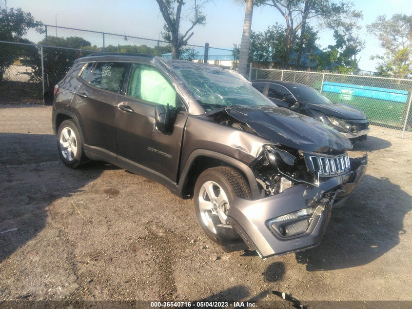 VIN 3C4NJCBB7MT502094 2021 JEEP COMPASS LATITUDE