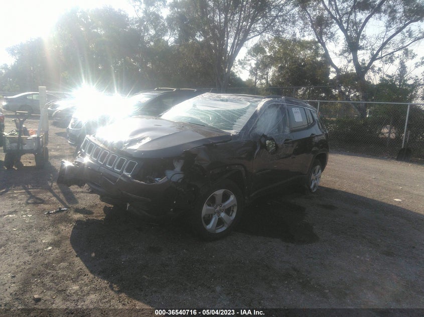 VIN 3C4NJCBB7MT502094 2021 JEEP COMPASS LATITUDE