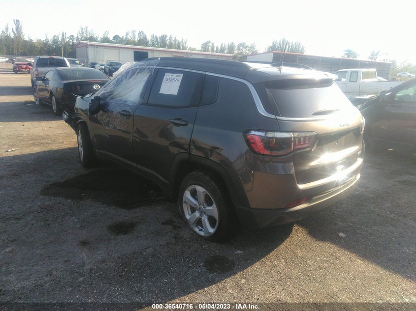 VIN 3C4NJCBB7MT502094 2021 JEEP COMPASS LATITUDE