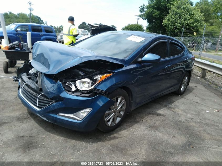 2015 HYUNDAI ELANTRA SE - KMHDH4AE3FU278481